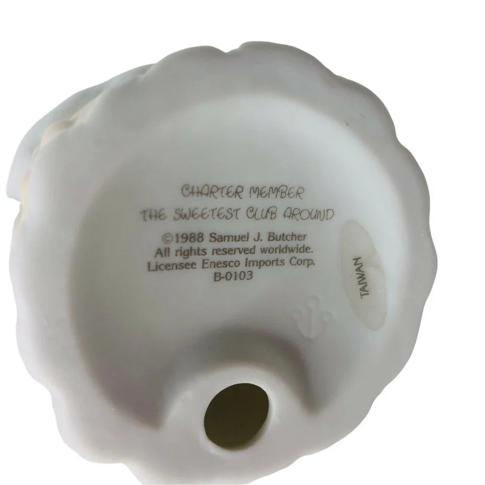 1988 Precious Moment Figurine The Sweetest Club Around Charter Member Membership - Picture 8 of 11